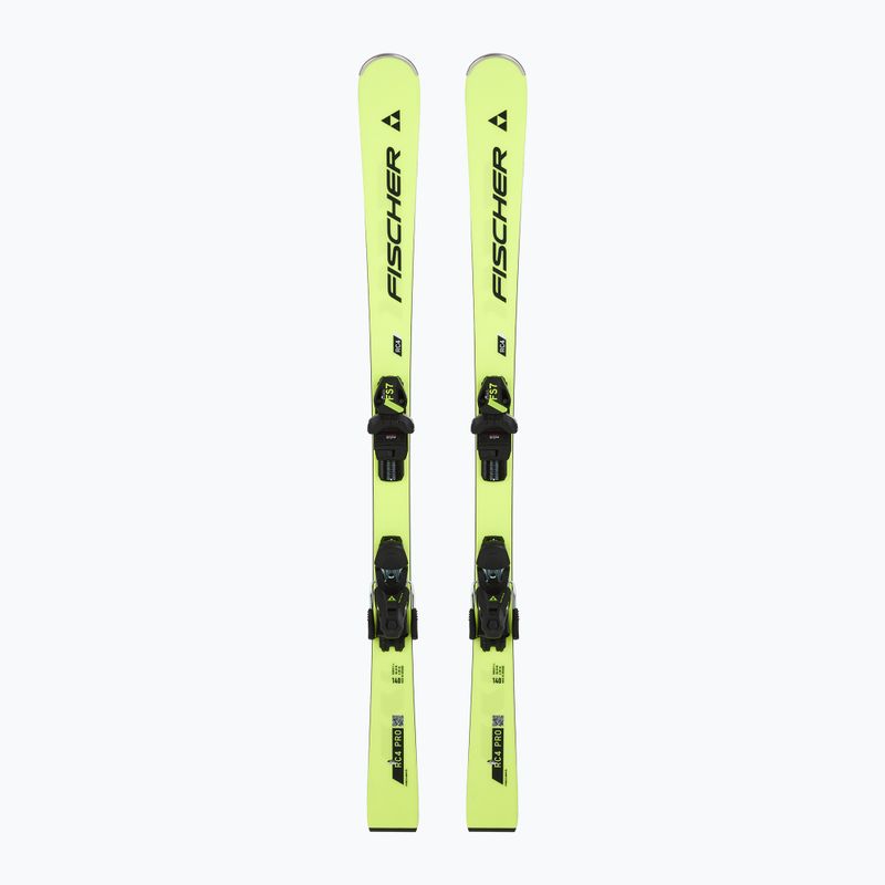 Narty zjazdowe dziecięce Fischer RC4 Pro Jrs + wiązania FS7 GW CA Jrs