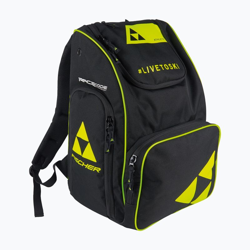 Plecak narciarski Fischer Backpack Race 55 l black/yellow
