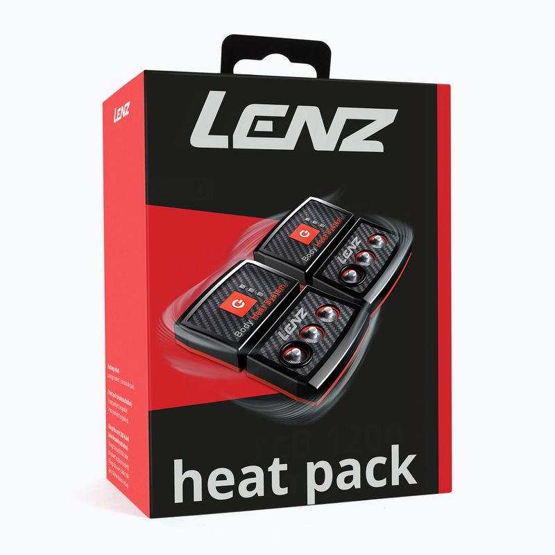 Baterie do skarpet Lenz Heat Pack 2.0 (USB) 2 szt. black/ red 12