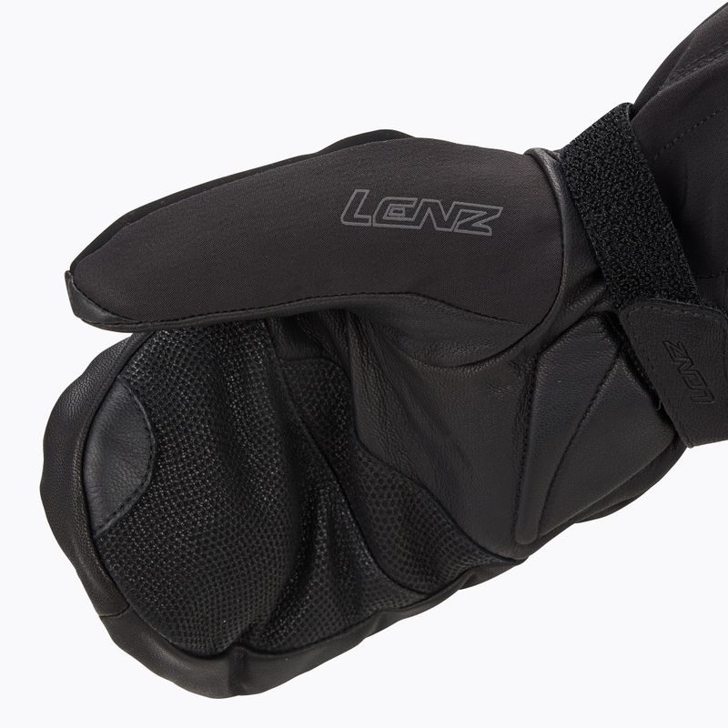 Rękawice narciarskie Lenz Heat Glove 6.0 Finger Cap Mittens black 5