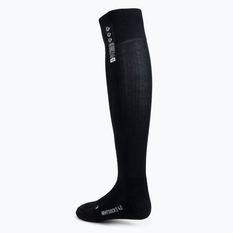 Skarpety narciarskie podgrzewane Lenz Set Of Heat Sock 4.0 Toe Cap + Lithium Pack RCB 1200 black 2