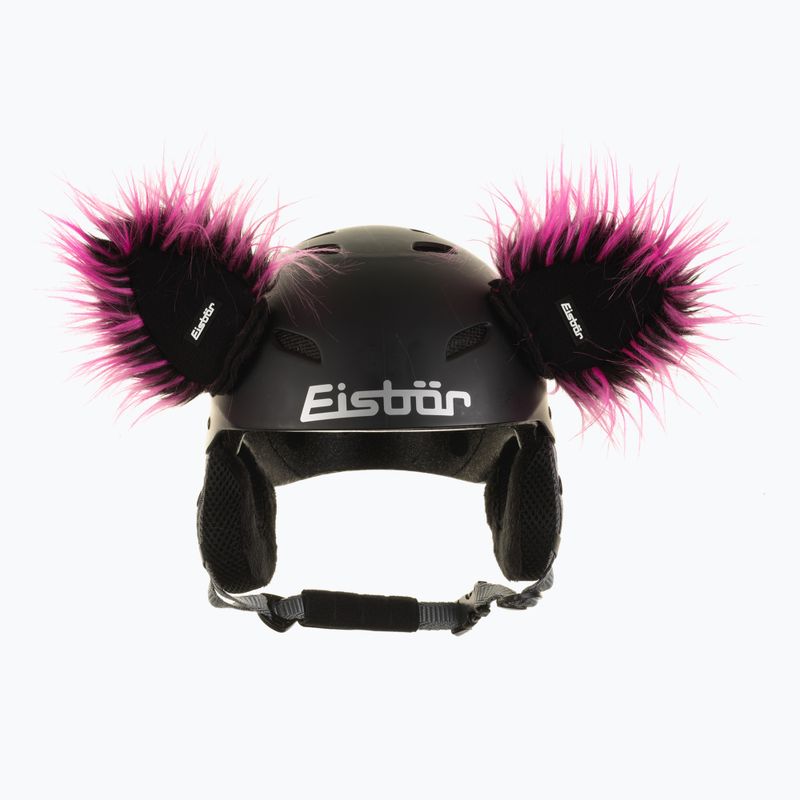 Uszy na kask dziecięcy Eisbar Kekos pink/black 2