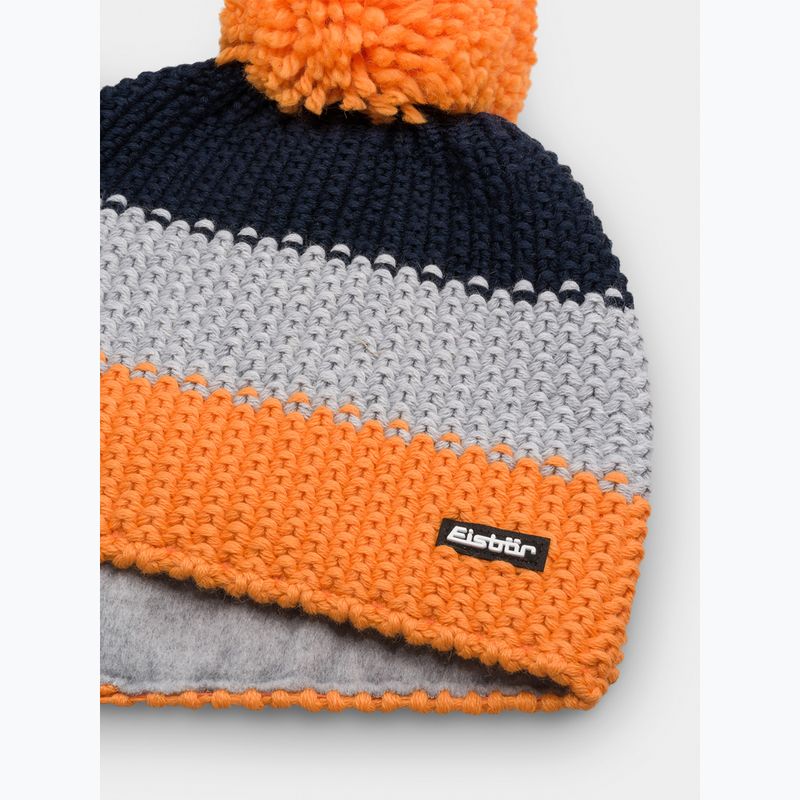 Czapka zimowa dziecięca Eisbar Star Pompon orange 2