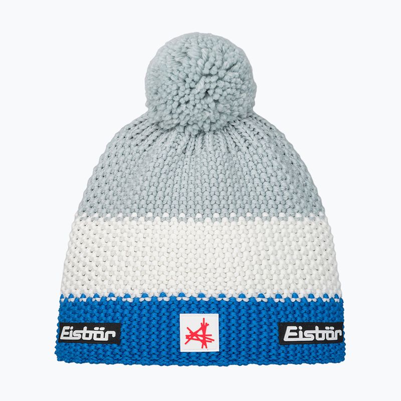 Czapka zimowa dziecięca Eisbar Stan Pompon SA blue/cobalt