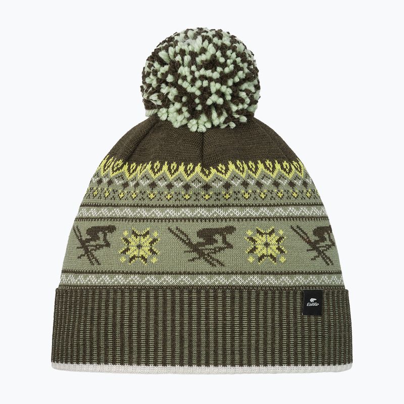 Czapka zimowa Eisbar Retroski Pompon olive/khaki green