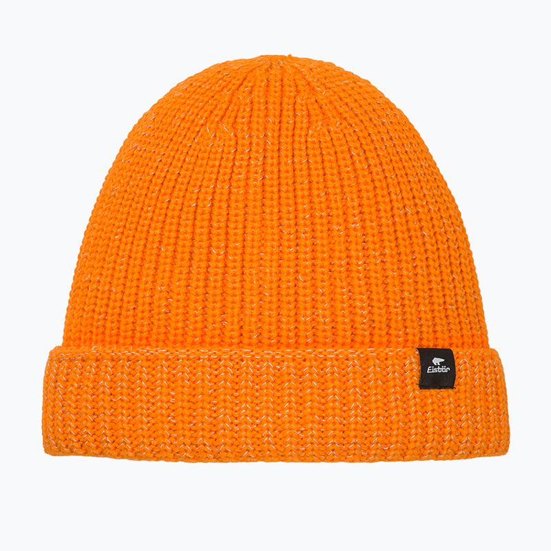 Czapka zimowa dziecięca Eisbar Lenoko Reflective orange