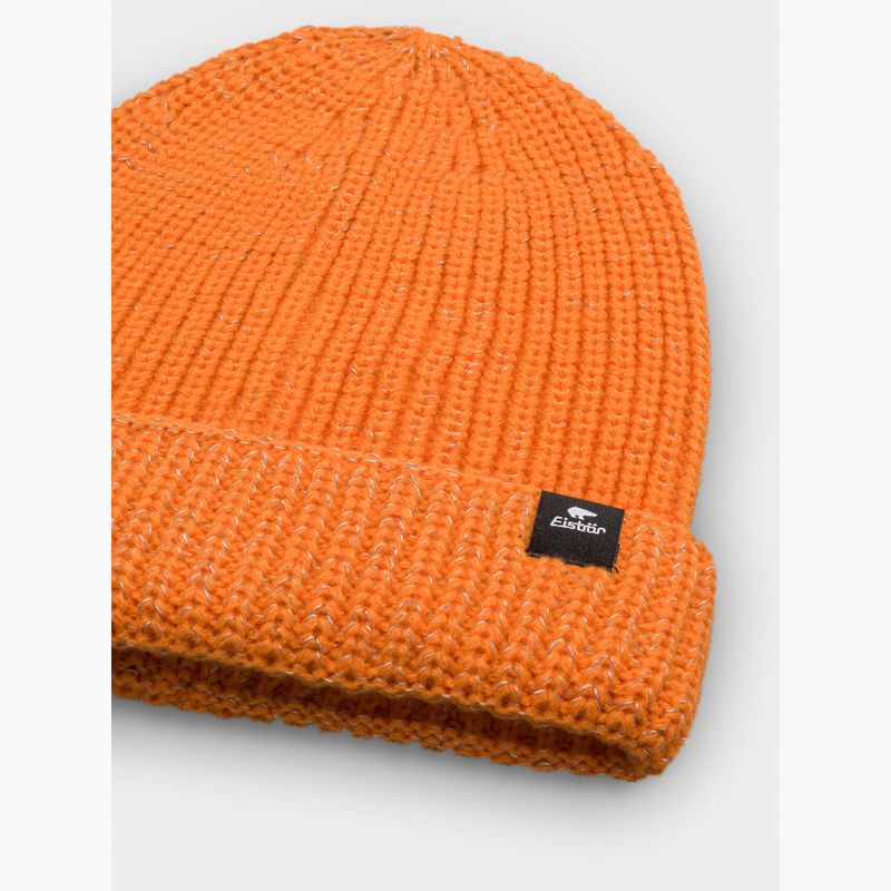 Czapka zimowa dziecięca Eisbar Lenoko Reflective orange 2