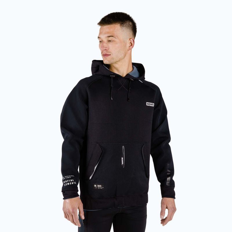 Bluza neoprenowa męska ION Hoody Neo black/steel blue