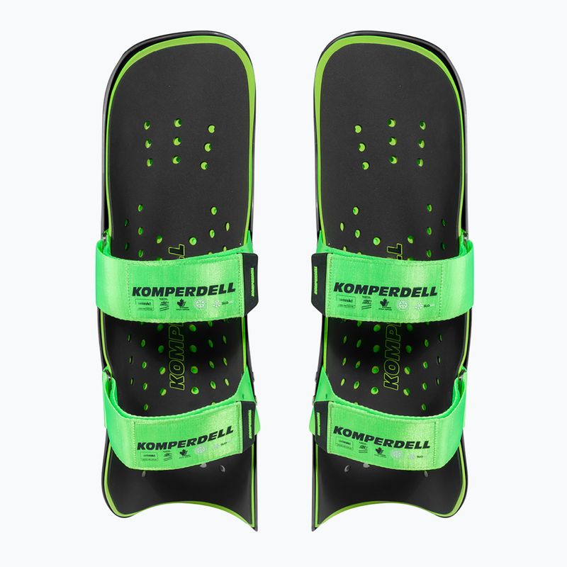 Ochraniacze na golenie dziecięce Komperdell Shinguards Profi World Cup Jr green