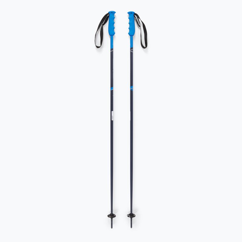 Kije narciarskie Komperdell Victory Ti dark blue/ cyan