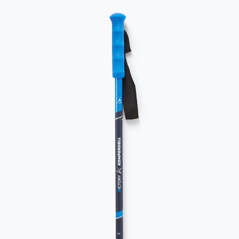 Kije narciarskie Komperdell Victory Ti dark blue/ cyan 2