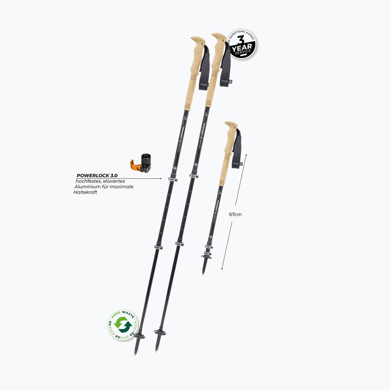 Kije trekkingowe Komperdell Carbon Ultra Zero silver 2