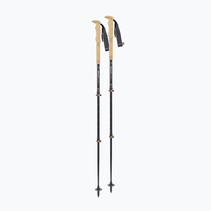 Kije trekkingowe Komperdell Carbon Ultra Zero Compact brown