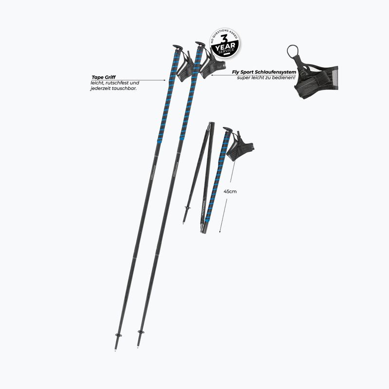 Kije biegowe Komperdell FXP Composite Trail blue 2
