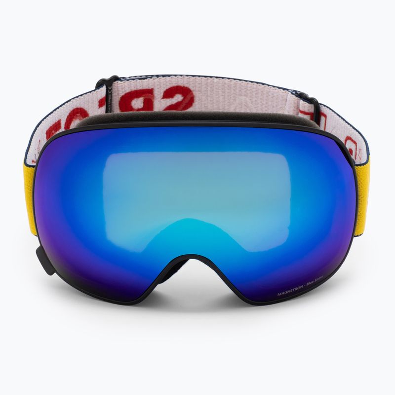 Gogle narciarskie Red Bull SPECT Magnetron matt black/blue/blue snow 3