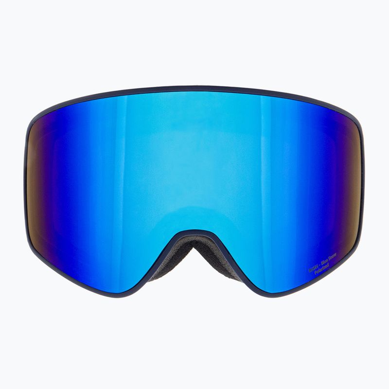 Gogle narciarskie Red Bull SPECT Rush Polarised matt blue/blue/brown blue mirror/blue snow 7