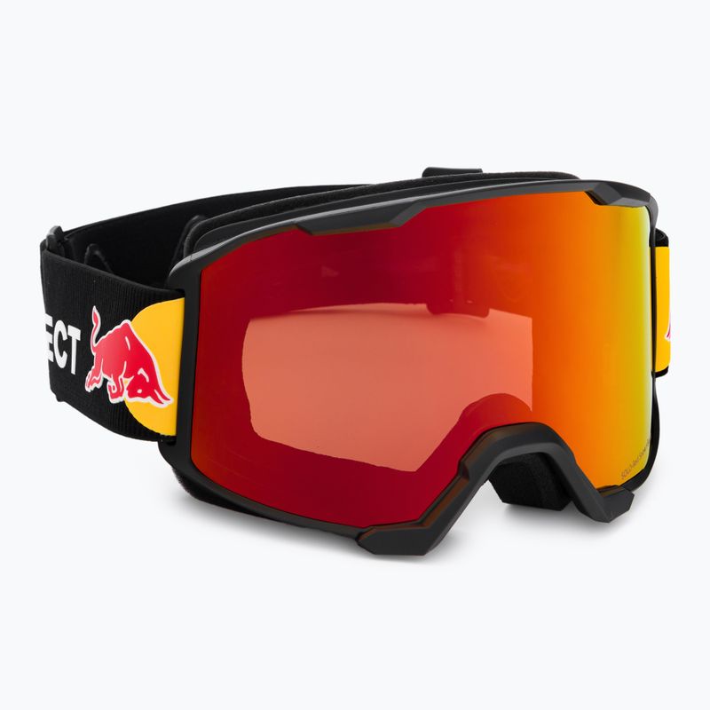 Gogle narciarskie Red Bull SPECT Solo matt blue/shiny black/red mirror