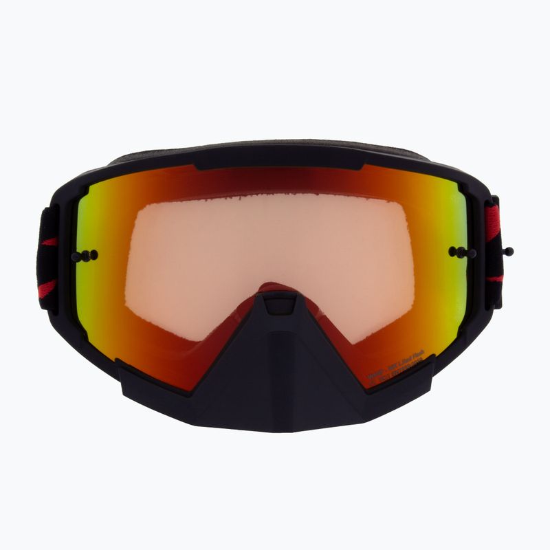 Gogle rowerowe Red Bull SPECT Whip matt black/amber red mirror 2