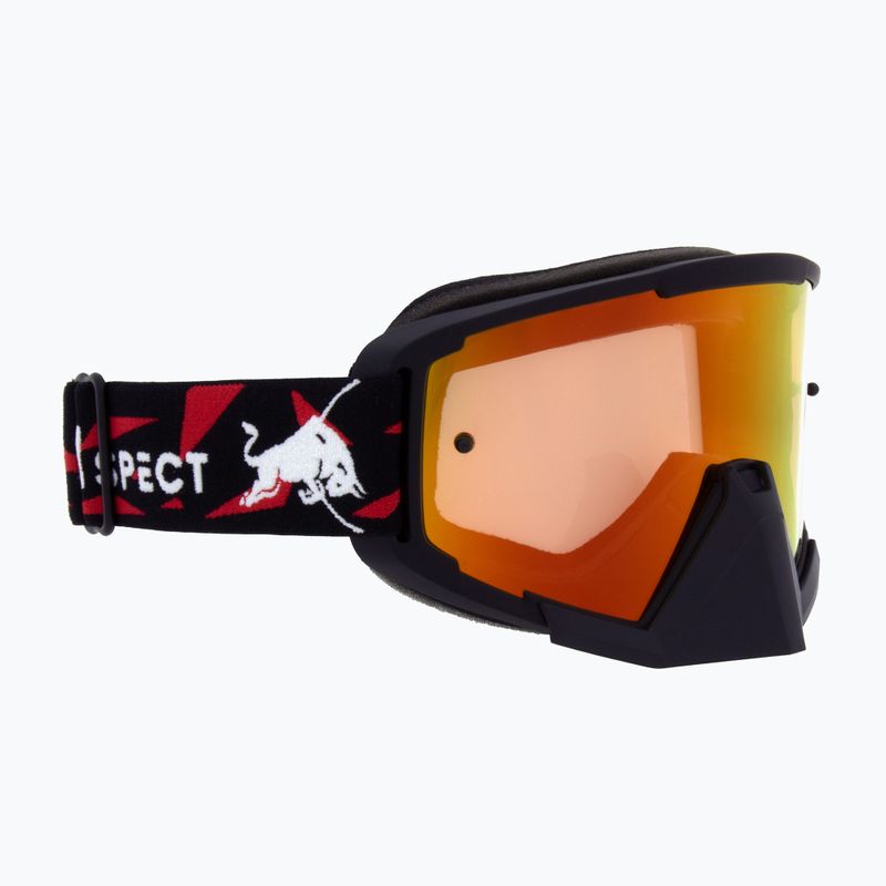 Gogle rowerowe Red Bull SPECT Whip matt black/amber red mirror 4