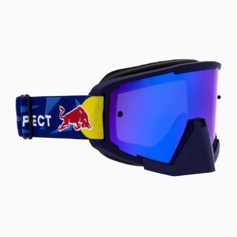 Gogle rowerowe Red Bull SPECT Whip matt blue/smoke/blue mirror 4