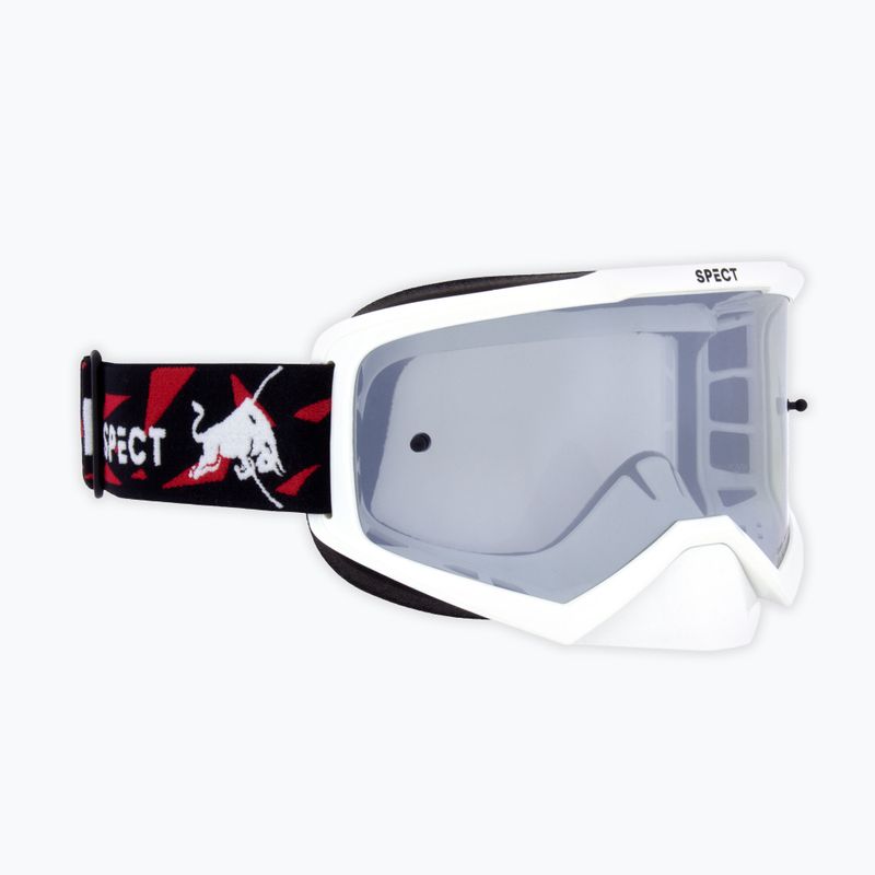 Gogle rowerowe Red Bull SPECT Evan shiny white/smoke silver mirror 4