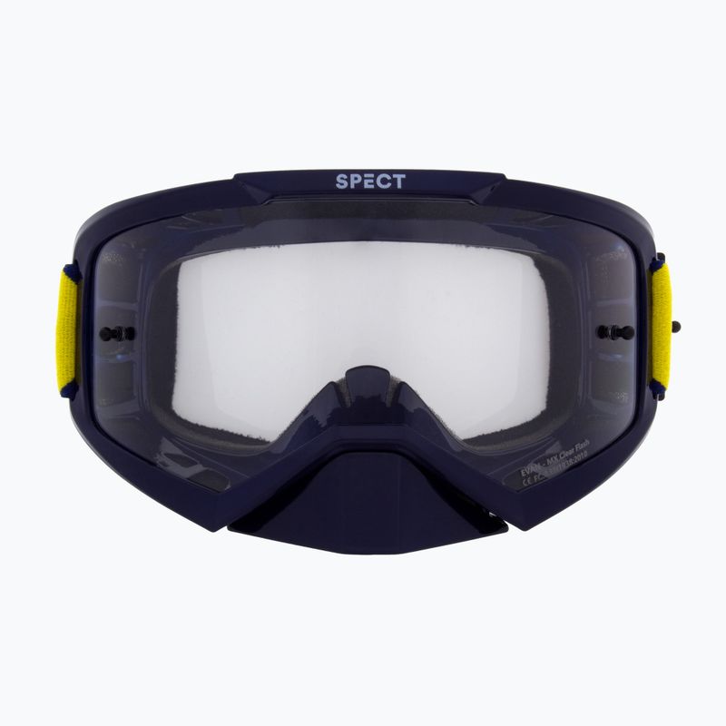 Gogle rowerowe Red Bull SPECT Evan shiny blue/clear 3