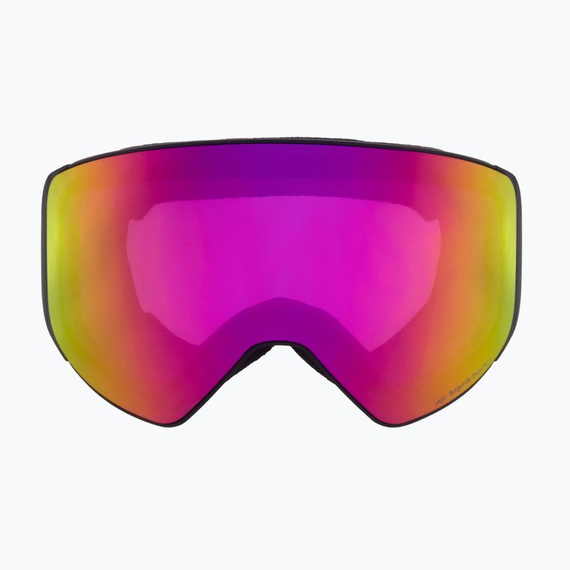 Gogle narciarskie Red Bull SPECT Jam matt black/purple with burgundy mirror/cloudy snow 2