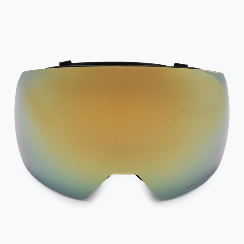 Gogle narciarskie Red Bull SPECT Chute black/brown with gold mirror/cloudy snow 2