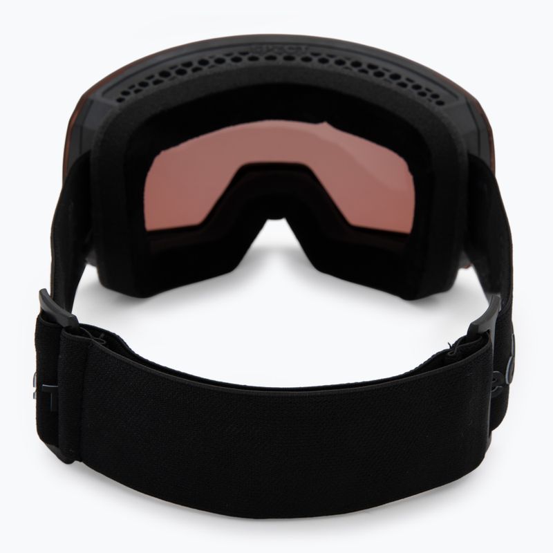 Gogle narciarskie Red Bull SPECT Chute black/brown with gold mirror/cloudy snow 3