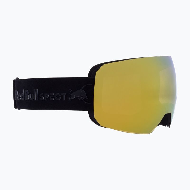 Gogle narciarskie Red Bull SPECT Chute black/brown with gold mirror/cloudy snow 2