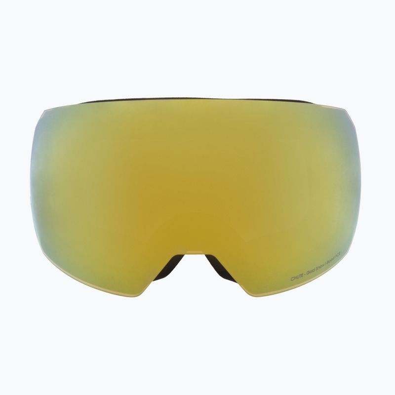 Gogle narciarskie Red Bull SPECT Chute black/brown with gold mirror/cloudy snow 4