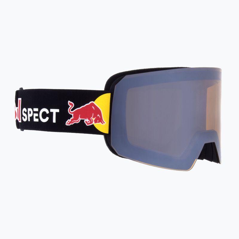 Gogle narciarskie Red Bull SPECT Line black/brown with red mirror/cloudy snow 7