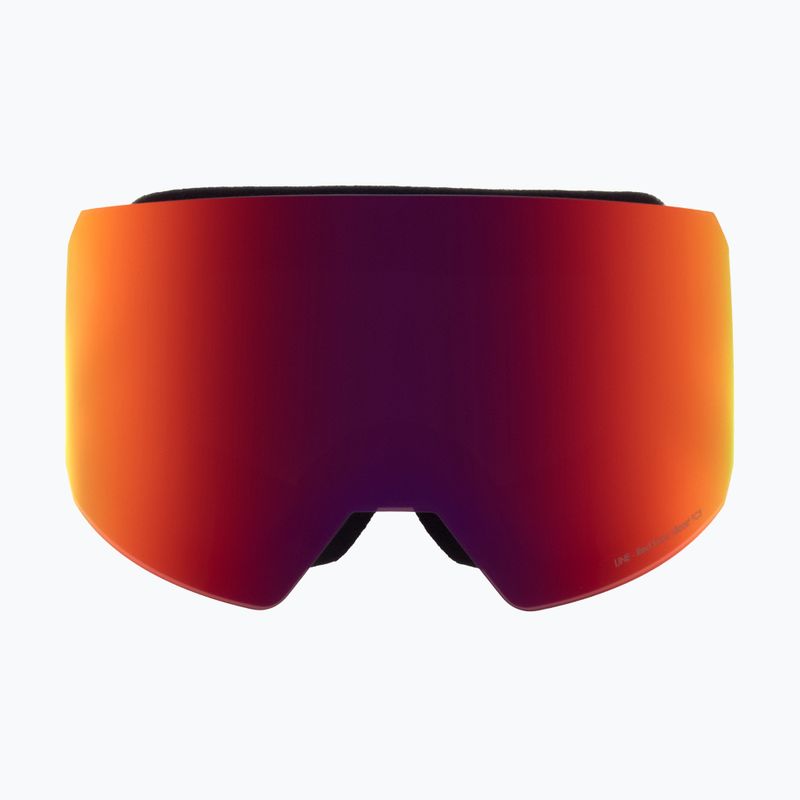 Gogle narciarskie Red Bull SPECT Line black/brown with red mirror/cloudy snow 8