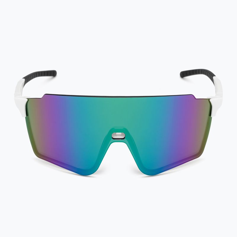 Okulary przeciwsłoneczne Red Bull SPECT Stun shiny white/smoke with purple-green mirror 3