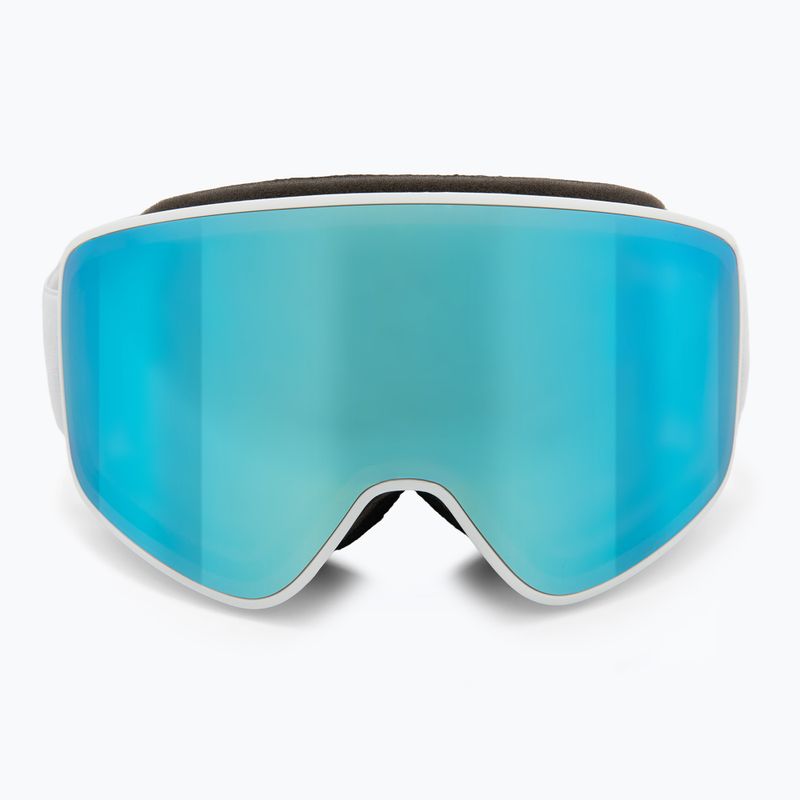 Gogle narciarskie Red Bull SPECT Rush white/ice blue snow/smoke with blue mirror 2