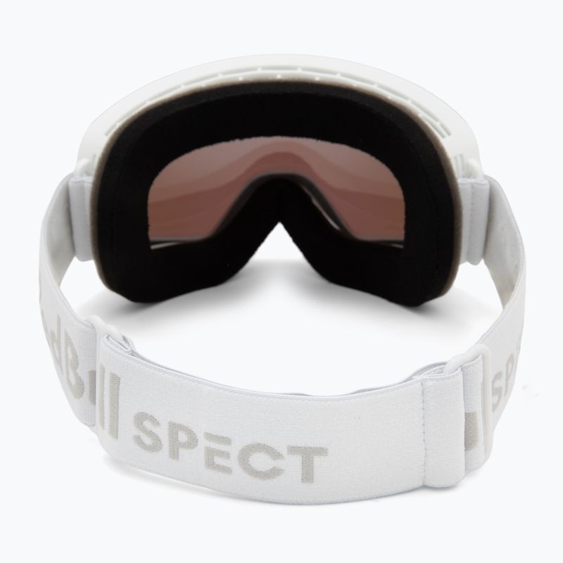 Gogle narciarskie Red Bull SPECT Rush white/ice blue snow/smoke with blue mirror 3