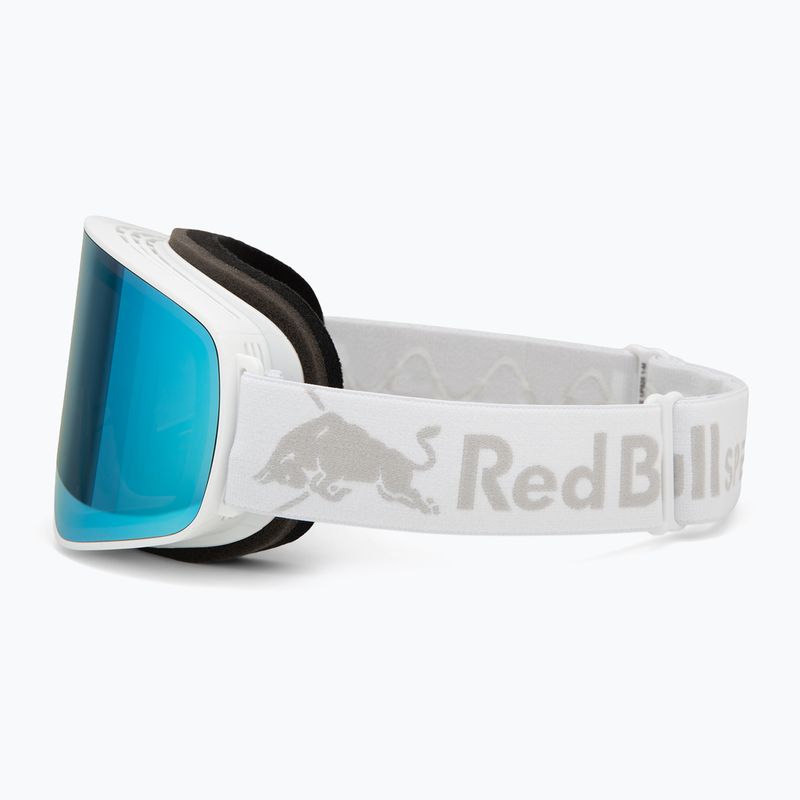 Gogle narciarskie Red Bull SPECT Rush white/ice blue snow/smoke with blue mirror 4