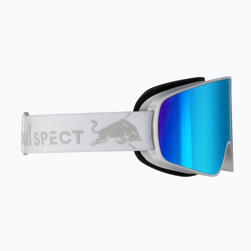 Gogle narciarskie Red Bull SPECT Rush white/ice blue snow/smoke with blue mirror 3