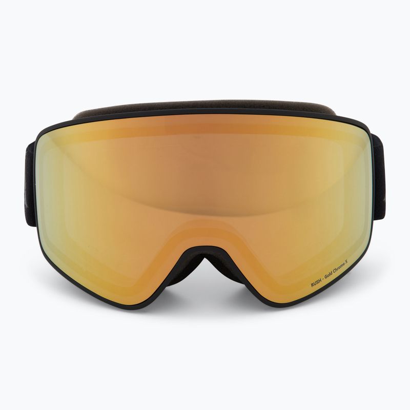 Gogle narciarskie Red Bull SPECT Rush Photo black/brown with gold chrome x 2