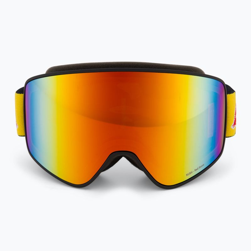 Gogle narciarskie Red Bull SPECT Rush black/red snow - orange with red mirror 2