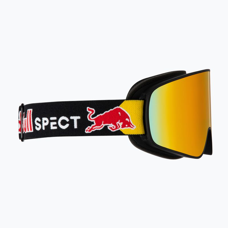 Gogle narciarskie Red Bull SPECT Rush black/red snow - orange with red mirror 5