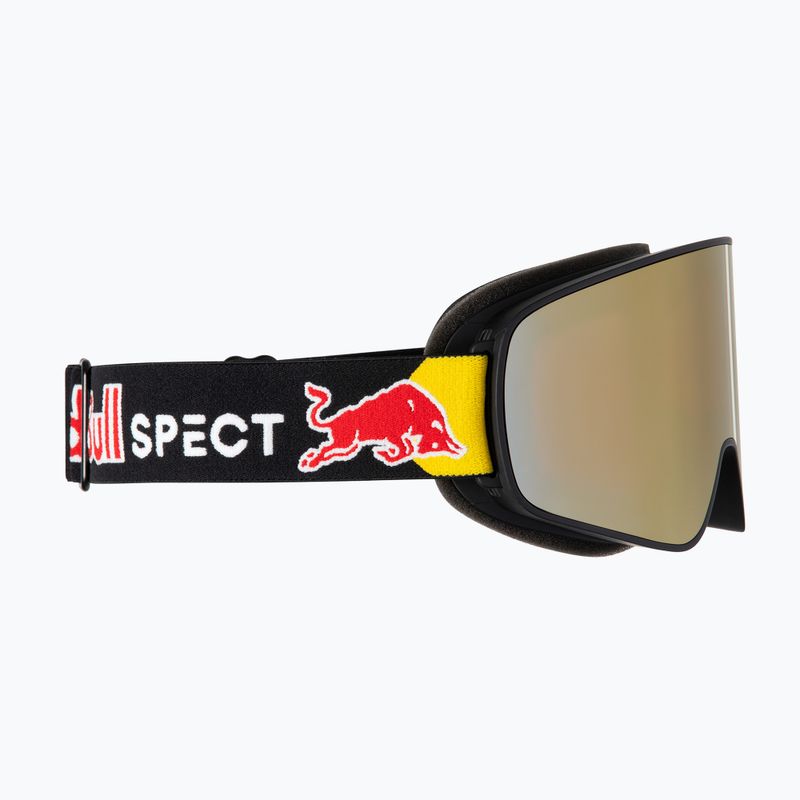 Gogle narciarskie Red Bull SPECT Rush black/gold snow - orange with gold mirror 5