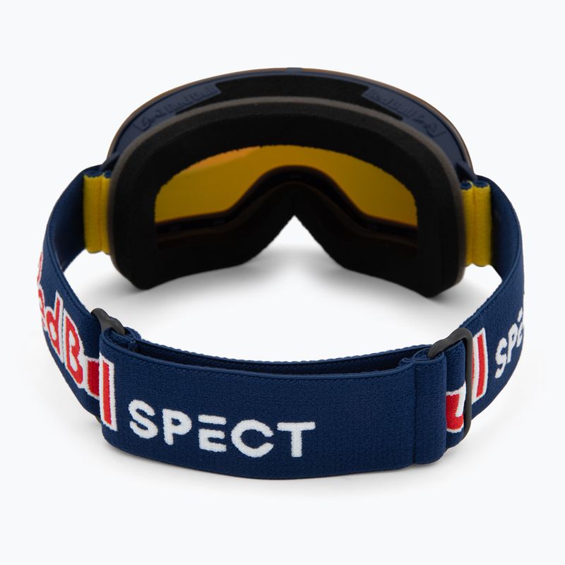 Gogle narciarskie Red Bull SPECT Rush matt blue/orange with red mirror 3