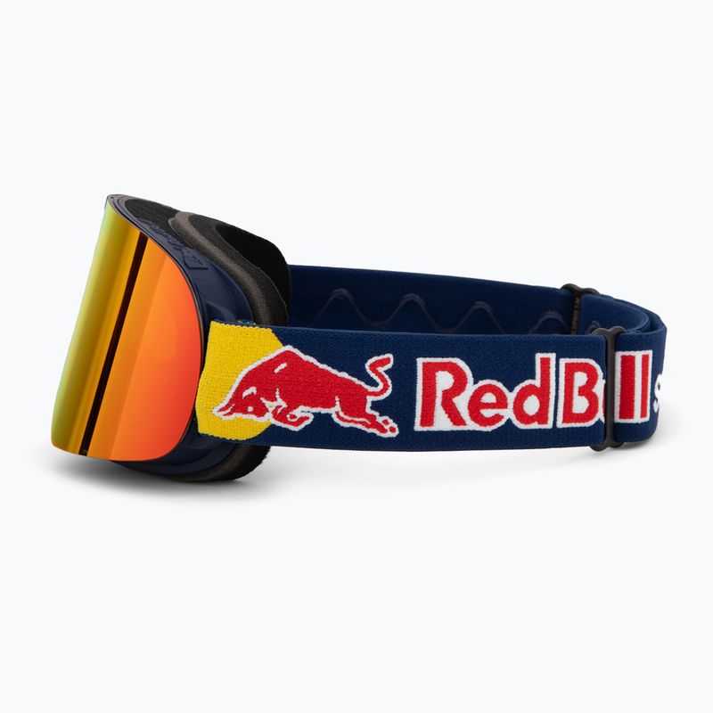 Gogle narciarskie Red Bull SPECT Rush matt blue/orange with red mirror 4
