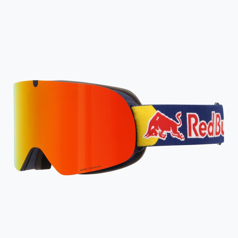 Gogle narciarskie Red Bull SPECT Rush matt blue/orange with red mirror 2