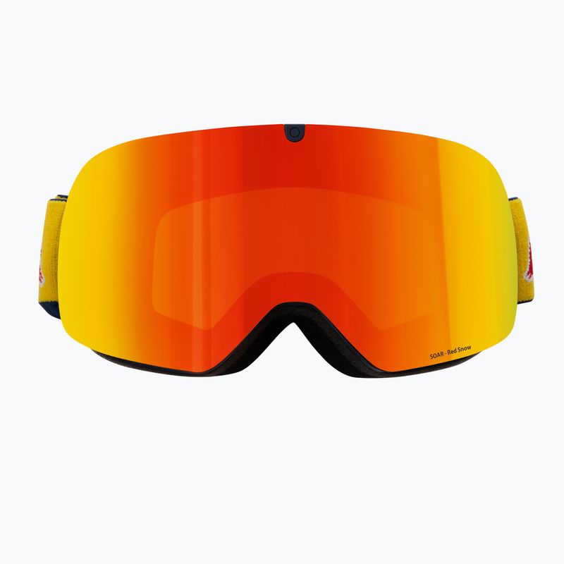 Gogle narciarskie Red Bull SPECT Rush matt blue/orange with red mirror 5
