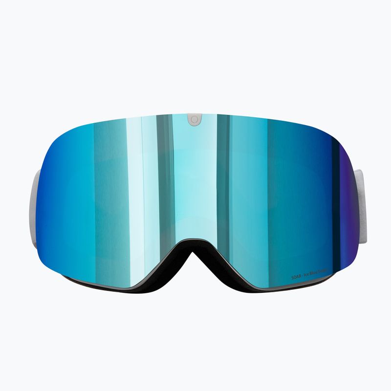 Gogle narciarskie Red Bull SPECT Soar white/ice blue snow/grey with ice blue mirror 2