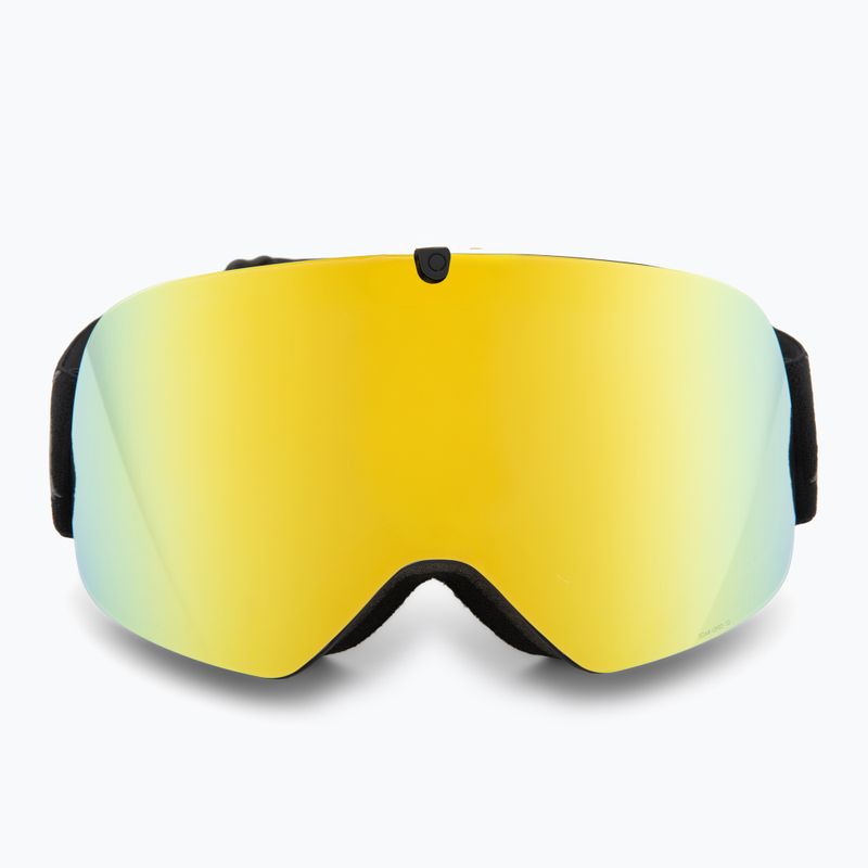 Gogle narciarskie Red Bull SPECT Rush matt black/smoke with yellow mirror 2