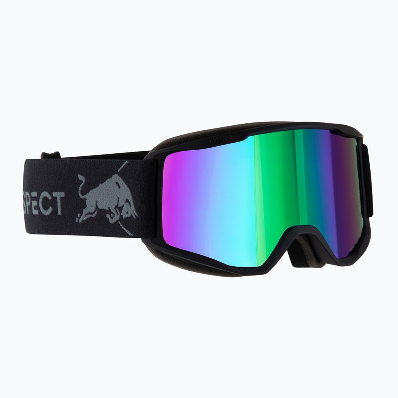Gogle narciarskie Red Bull Spect Neon matt black/brown with green mirror