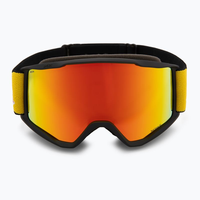 Gogle narciarskie Red Bull SPECT Neon black/orange with red mirror 2